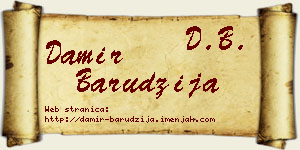 Damir Barudžija vizit kartica